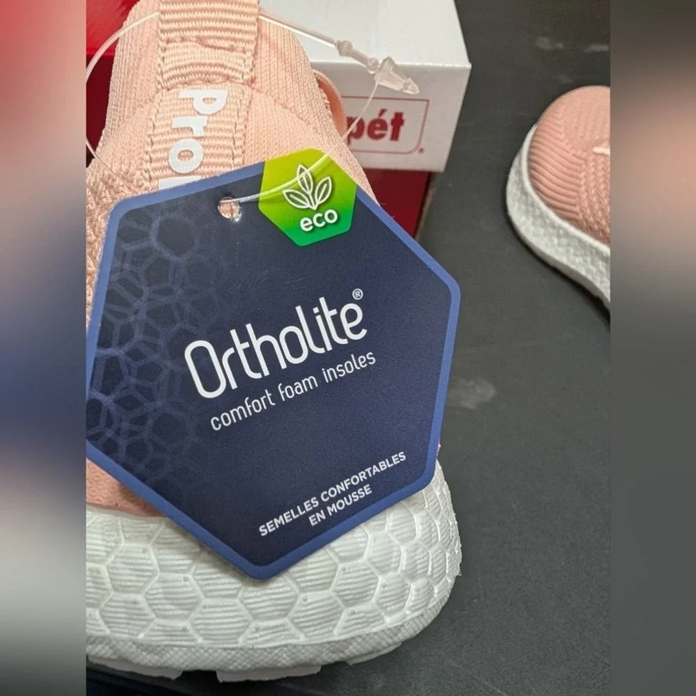 Propet Pink B10 Unite Women's Knit Ortholite Comfort Casual Sneaker Size 5 W(D)
